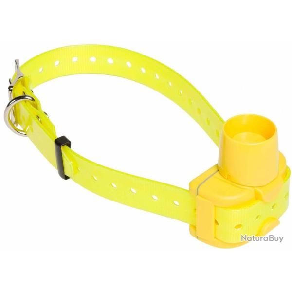 Collier de reprage sonore NUM'AXES Canibeep Radio Pro Collier Radio Pro jaune seul