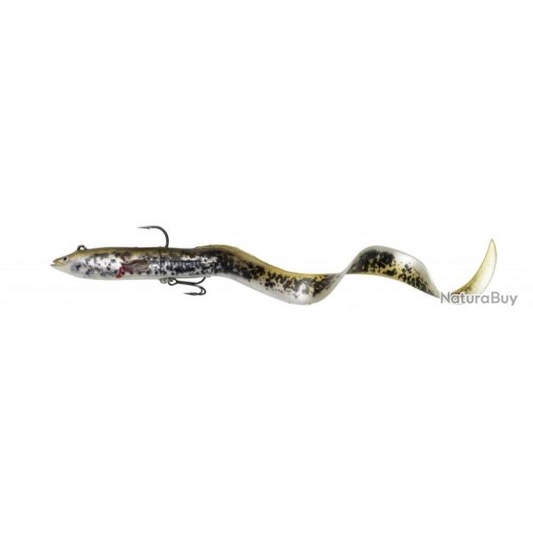 Savage Gear leurre 3D Real Eel 20cm 38gr mont� Olive Pearl