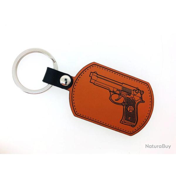 Porte-cl�s Beretta 92  M9 9mm cuir