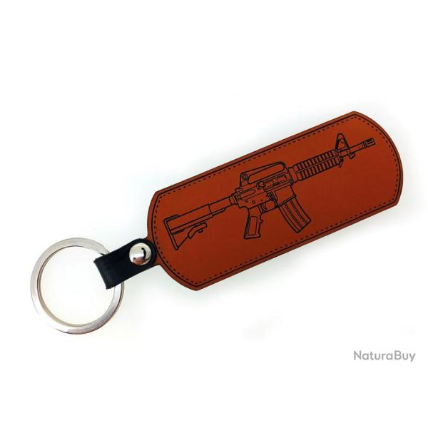 Porte-cl�s AR15 M16 M4 223 rem. cuir