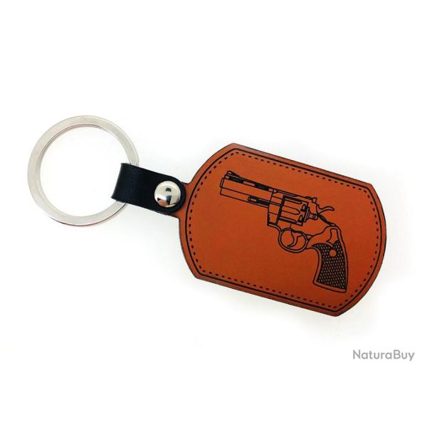 Porte-cl�s Smith & Wesson S&W 357 magnum cuir