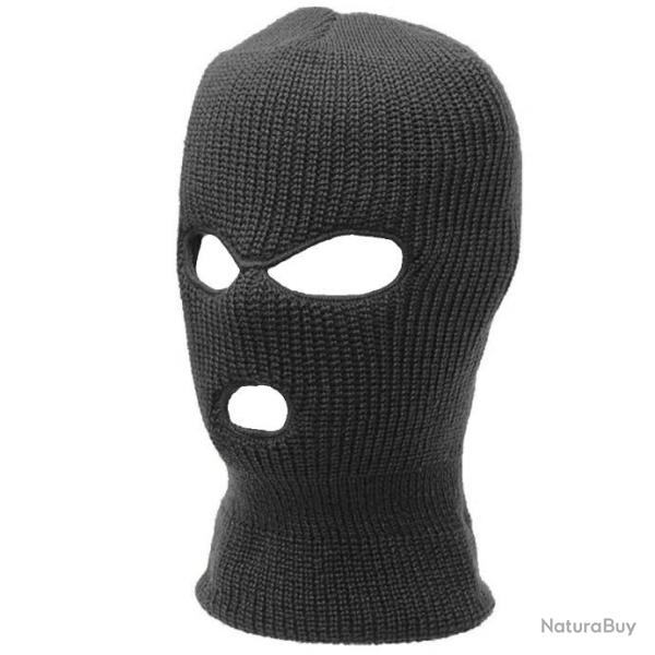 Cagoule Laine Noire KLV Taille Unique Unisexe NEUF