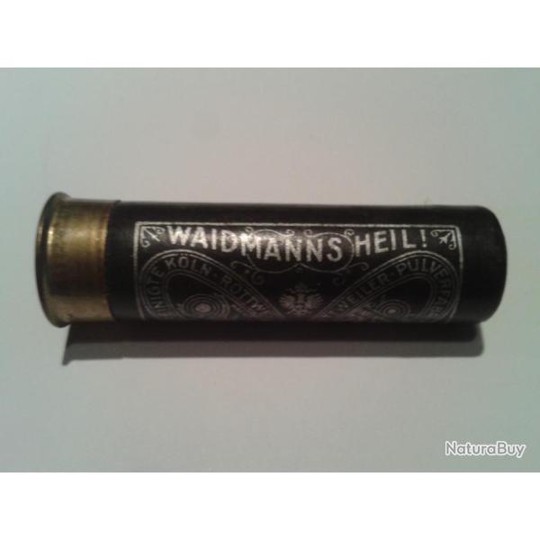 Belle cartouche Rottweil - Waidmanns Heil Calibre 20