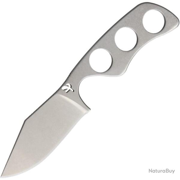 Couteau  chasse Fred Perrin made in FRANCE Construction monobloc en Acier inox Etui Kydex FRDB07