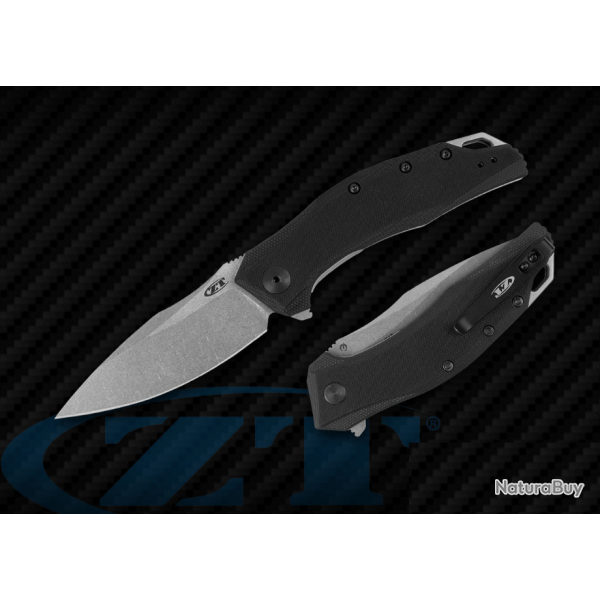 Couteau Zero Tolerance A/O Lame Acier CPM-20CV Working Manche G10 Linerlock Made USA ZT0357
