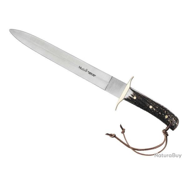 DAGUE MUELA BOWIE CERF 26CM INOX