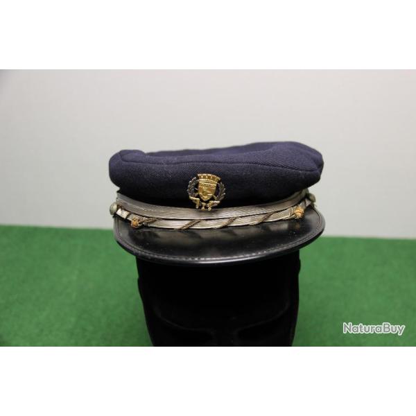 CASQUETTE   D AGENT  D  UN  LIEUTENANT    DE  LA  VILLE  DE  PARIS