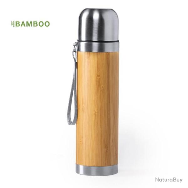 bouteille isotherme en bambou