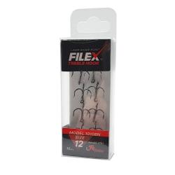 Hame&ccedil;ons Triples Filex 1010 Filfishing par 10 12