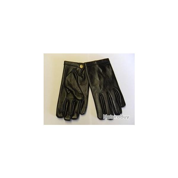 GANTS CUIR MARRON FONCE , LOVERGREEN , T:S.