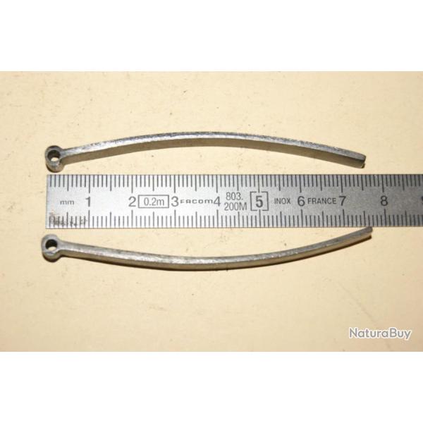 paire ressorts longs de platines DEFOURNY BELGE-   (D20E86)