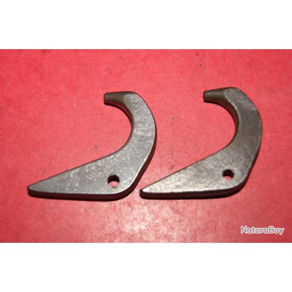 paire de chien fusil HAMMERLESS JUXTAPOSE -  (D20E62)