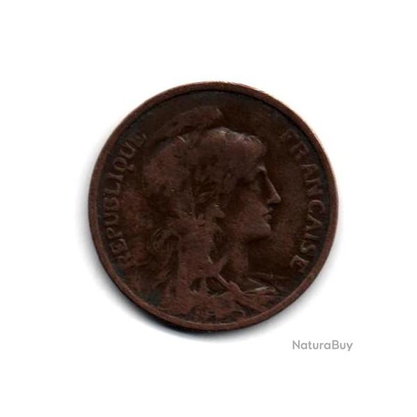 Pi�ce de Monnaie  France 5 centimes Daniel-Dupuis 1903