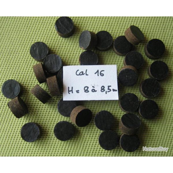 Baisse  de  prix...  Bourres  Fibre  cal  16  �paisseur  8  �  8,5 mm.