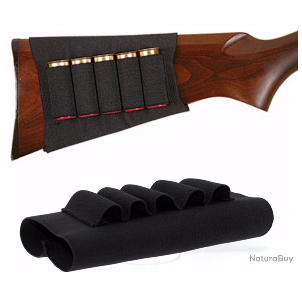 2 Cartouchi�res de crosse fusil universelle 5 tubes pour calibre 12 ou 16 ou 20