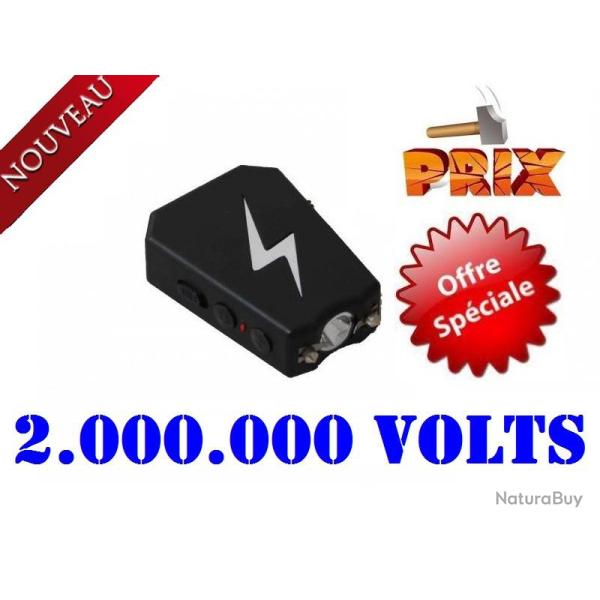 Shocker Electrique petit de defense Small Super Flash 2 000 000 Volts