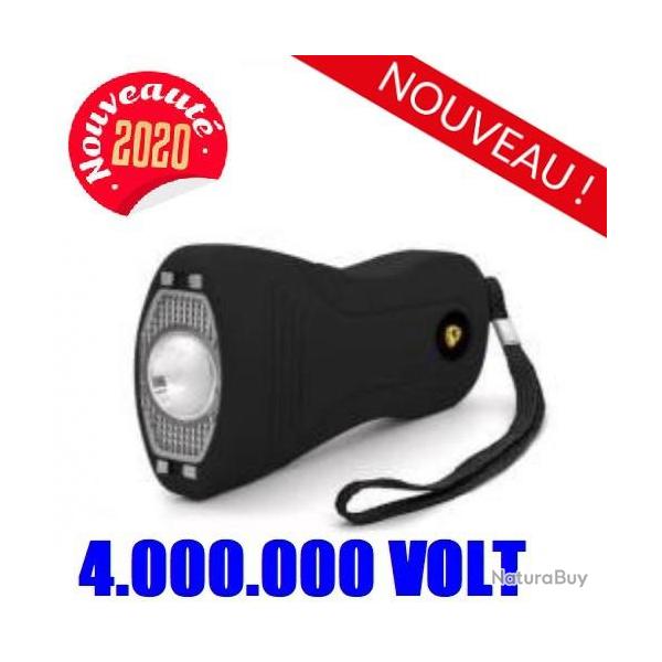 SHOCKER D�FENSE �LECTRIQUE ERGONOMIQUE 4 MILLIONS DE VOLTS