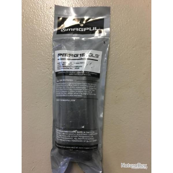Chargeur PMAG 15 GL9 pour Glock 19 et 26