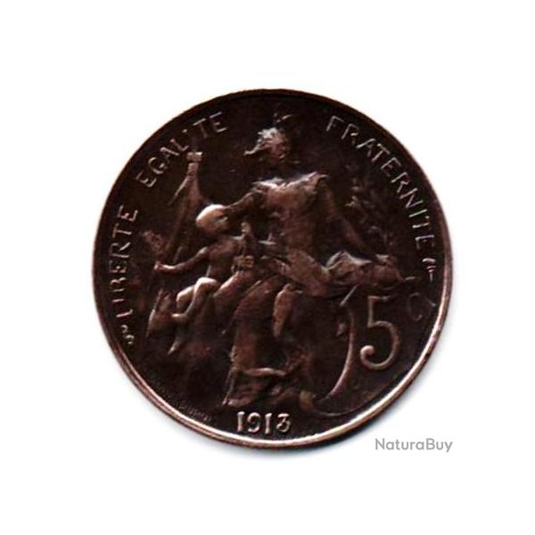 Pi�ce de Monnaie  France  5  centimes Daniel-Dupuis 1913