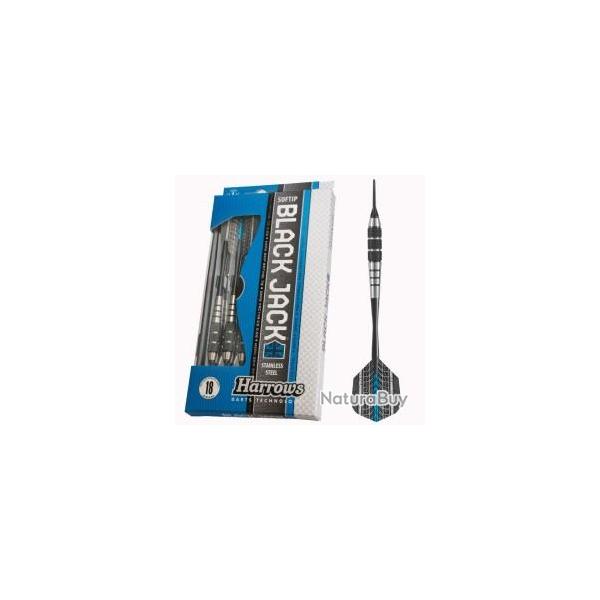 HARROWS - Fl�chettes Nylon BLACK JACK 18 grammes