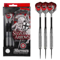 HARROWS - Fl&eacute;chettes Pointe Acier SILVER ARROWS 22 grammes R