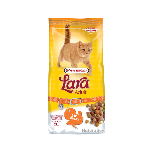 LARA ADULT DINDON/POULET 2KGS
