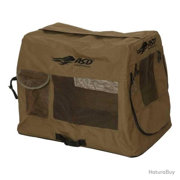 Caisse de transport pliante pour chien de chasse L