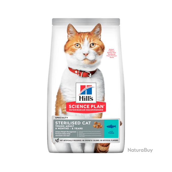 HILLS FELINE STERILISED ADULT THON 1.5KGS