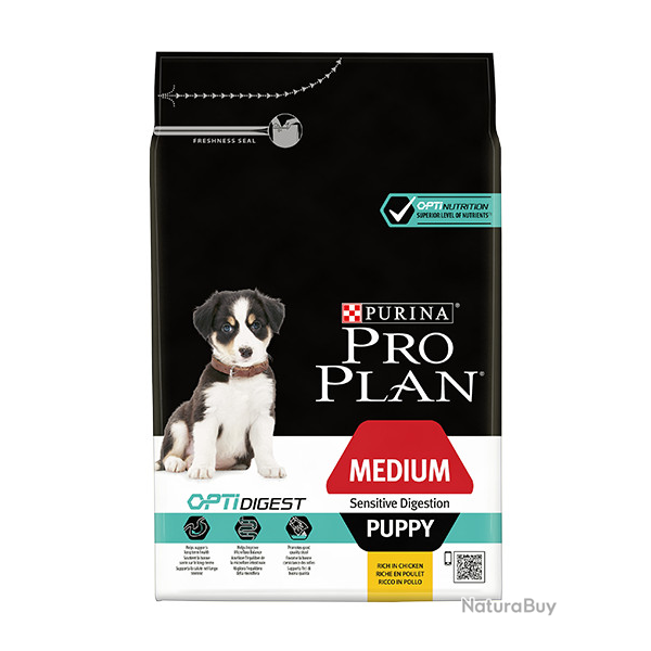 PROPLAN DOG PUPPY MEDIUM POULET 3KGS