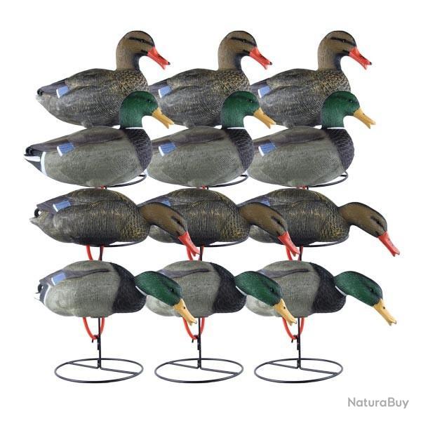 Formes de colvert sur pattes Duck Hunter x12