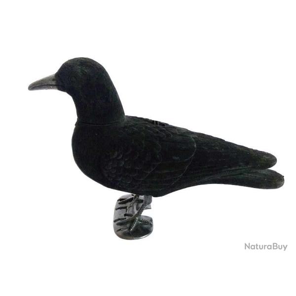 Forme de corbeau t�te amovible floqu�e