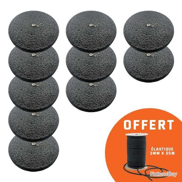 Lot 10 plateaux pour appelant flottants + �lastique offert