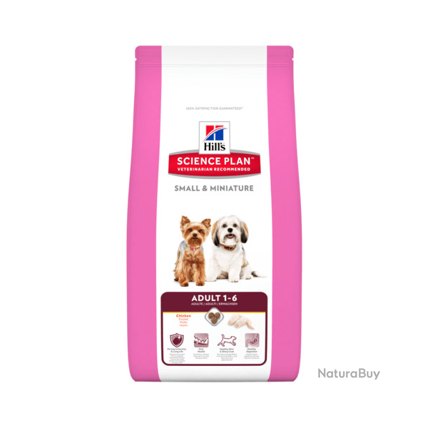 HILLS CANINE ADULT SMALL AND MINIATURE POULET 6KGS