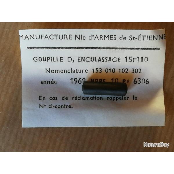 goupille d'enculassage carabine mas45 mas 45 (1810)