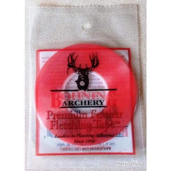Adh�sif Double face pour plume naturelle ou vanes Bohning PREMIUM - Lg 18.3m