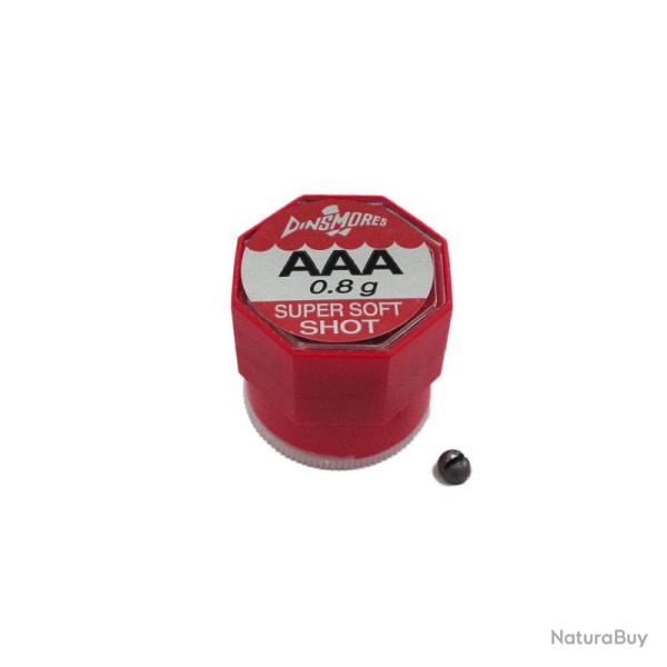 Boite plombs anglais One Shot AAA 0.80gr Dinsmore