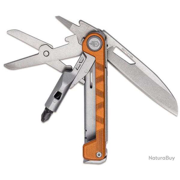 Couteau Gerber Armbar Cork Orange Multi-Function Lame Ciseaux Tire Bouchons Manche Acier G1587