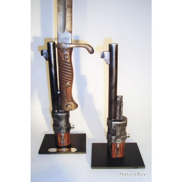 Support-prsentoir pour baonnette Mauser G98