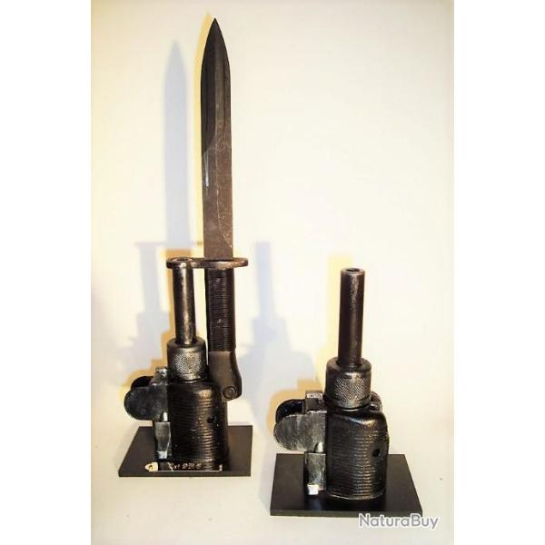 Support prsentoir pour baonnette Uzi SMG