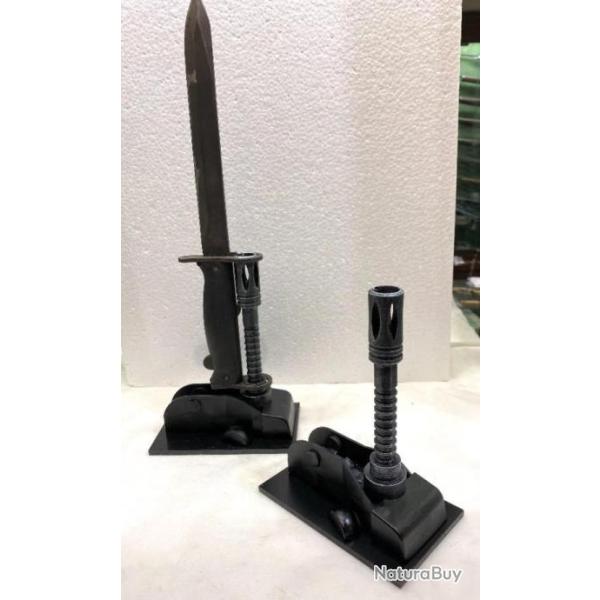 Support prsentoir pour baonnette Famas