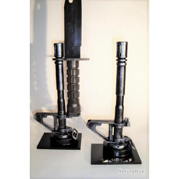 Support prsentoir pour baonnette Colt M4