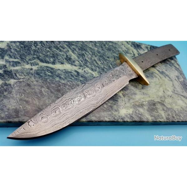 Lame A Customiser Damas Tactical Bowie 256 Couches Lame seule BL128D