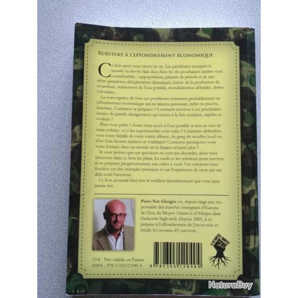 Livre Survivre  l'effondrement conomique Piero san Giorgio