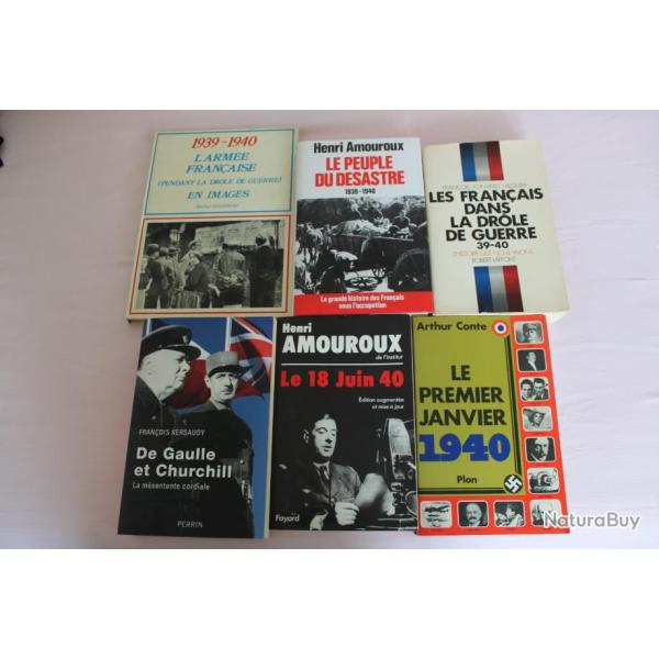 Lot 6 ouvrages 1940