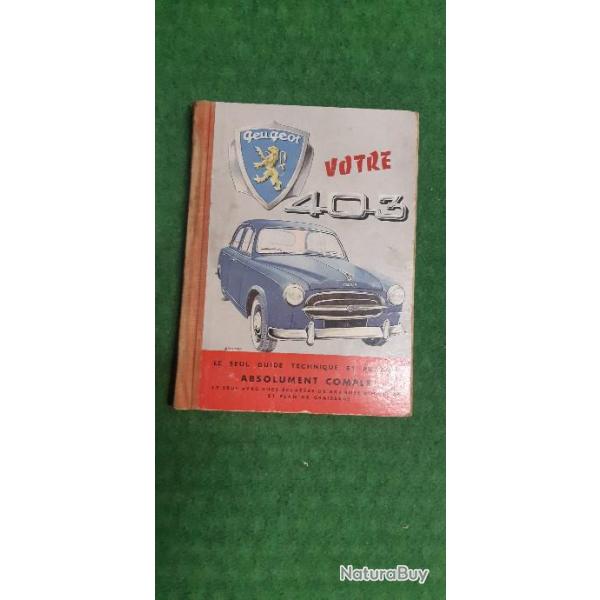 403 Peugeot guide technique original