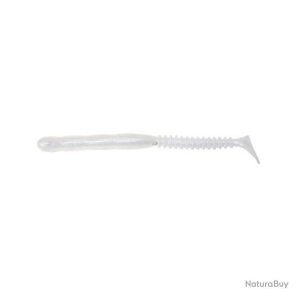 Leurre souple Reins Rockvibe Shad 3,5 pouces par 8 Pearl White