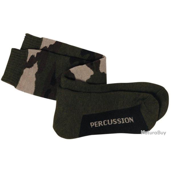 Chaussettes bouclettes camouflage PERCUSSION-39/42
