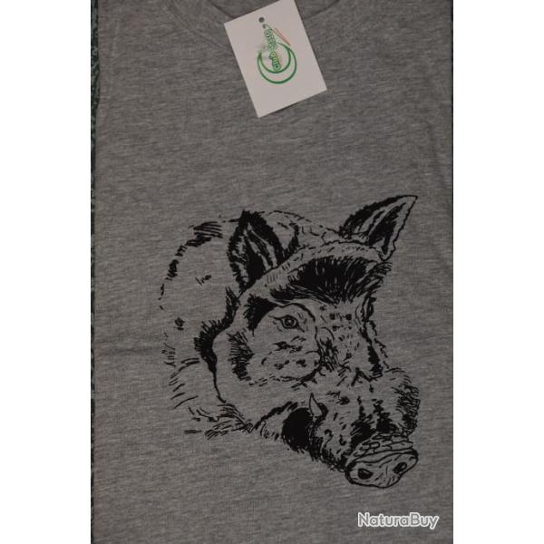 T SHIRT SANGLIER XXL