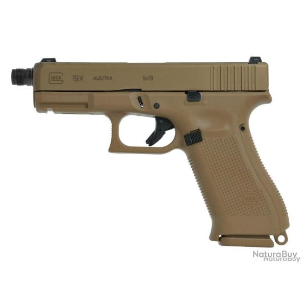 Glock 19X filet� calibre 9x19