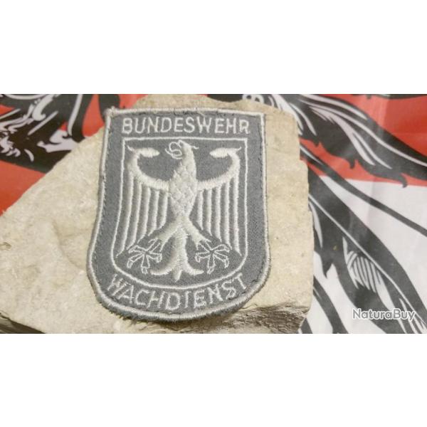 Patch tissus � coudre Unit� de surveillance de la Bundeswehr  ( Hauteur : 90 mm  Largeur : 65 mm )